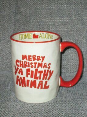 Merry Christmas ya filthy animal coffee cup - cocoa - cider mug- home alone